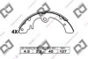 DJ PARTS BS1105 Brake Shoe Set